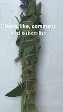 Transform your homegrown sage into a powerful smudging stick! #smudging #gardening #herbs #spiritual