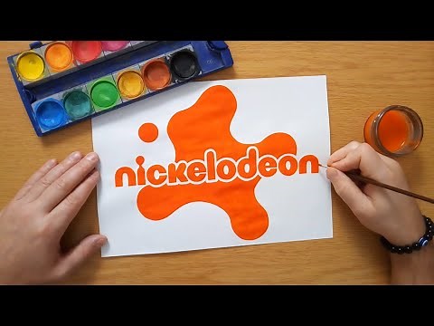 How to draw a nickelodeon logo 2024