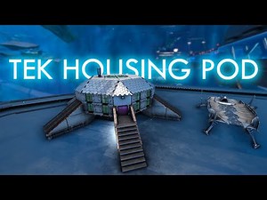 ARK: How To Build A TEK Starter Housing Pod | Build Tutorial (Easy)