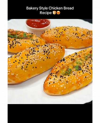 Bakery Style Chicken Bread Recipe at Home