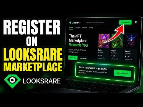 How to register with LooksRare marketplace - Step By Step