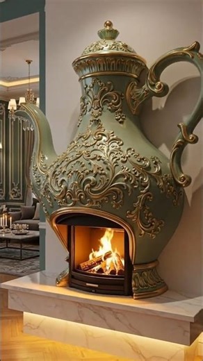 Extraordinary Fireplace Concepts | Luxury Interior Fire Art #satisfying
