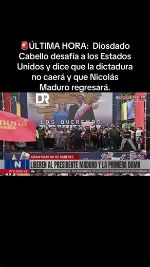 Diosdado Cabello's Challenges to the United States