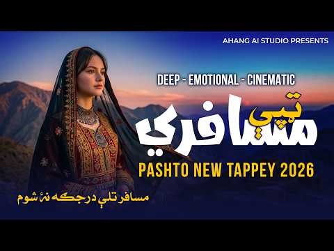 New Musafari Tappy 2026 | مسافر تلې درجګه نۀ شوم | Slow Cinematic Mood | Ahang AI Studio مسافري ټپې