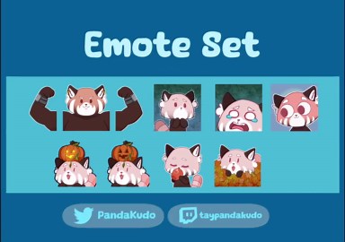 2025 Red Panda Emotes /stickers Set for Twitch and Discord - Etsy
