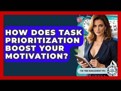 How Does Task Prioritization Boost Your Motivation? - The Time Management Pro