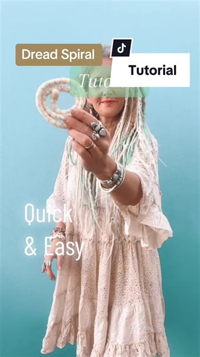 Quick & Easy Dread Spiral Tutorial