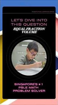 Conquer PSLE Math Equal Fraction & Volume Word Problems In-Depth Guide! 🚀