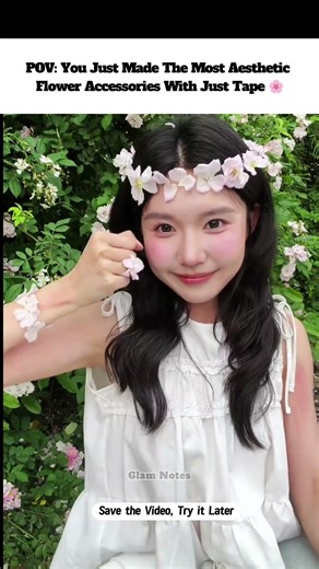 DIY Flower Crown and Accessories | How to Make Flower Headband, Wristband & Ring with Tape 2026 🌸