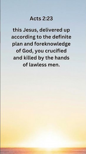 Jesus Saves | Acts 2:23 Daily Bible Verse