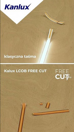 Taśma LED, którą możesz przeciąć gdzie chcesz? | Poznaj Kanlux LCOB FREE CUT