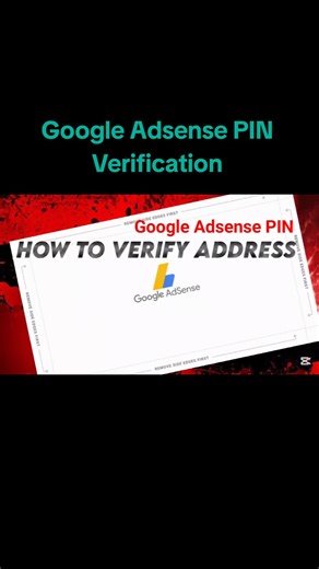 How to Verify Google Adsense PIN for Address | Google Adsense Address Verification PIN #24coloursproductions #google #googleadsense #googleadsenseidentityverification #googleadsensepin #googleadsensepinkavideo