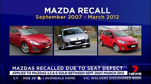 Thousands of Mazdas have been recalled across the country because of a defect in the drivers seat height adjuster. Download the 7 News app: http://yhoo.it/2a8SxYV #Mazda #7News | 7NEWS Gold Coast
