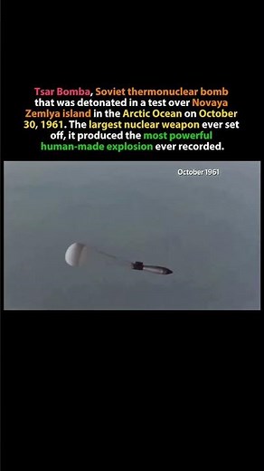 The Largest Explosion Humans Have Ever Created