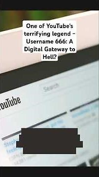 Username: 666 – The YouTube Channel You Were Never Meant to See