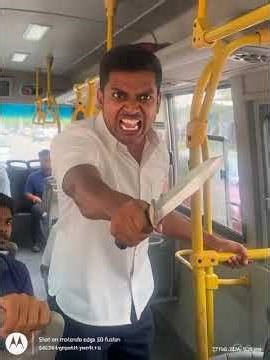 how to control such threatening behavior in public buses