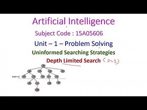 Depth Limited Search-Artificial Intelligence-Unit-1-Problem Solving-Uninformed Searching Strategies