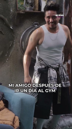 My friend after going to the gym one day #Uninovelas #MyRival