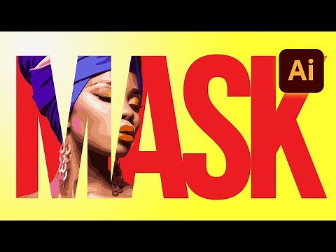 How To Make A Clipping Mask With Text In Illustrator CC