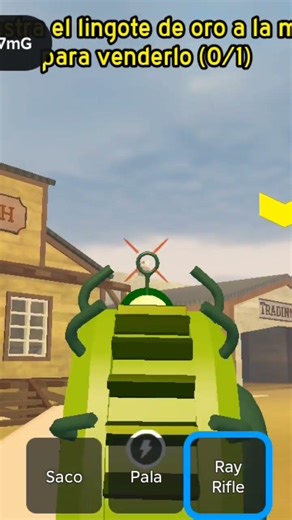 el rifle alien está roto hace más daño #roblox #robloxshorts #rielesmuertos