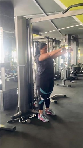 Cable front raise workout