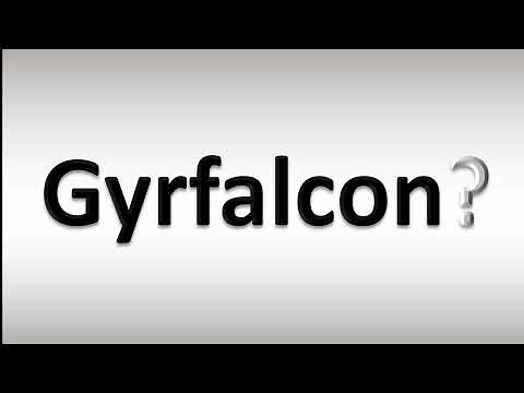 How to Pronounce Gyrfalcon