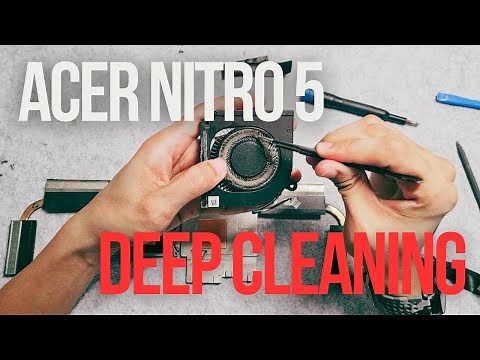 ACER NITRO 5 DEEP CLEANING | Laptop Maintenance | Thermal Grizzly | Satisfying Clips