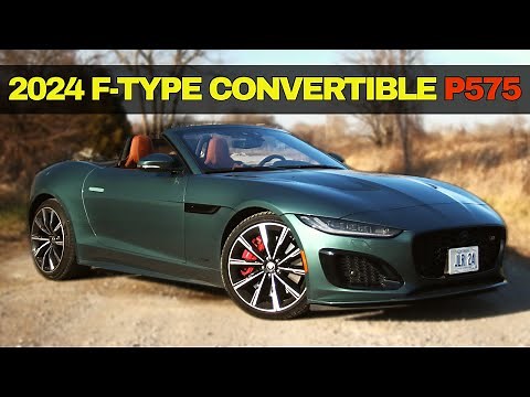 Jaguar's Last Gas-Powered F-Type: 2024 Jaguar F-Type Convertible P575 R75 Review