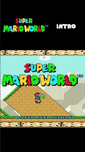 Super Mario World Intro