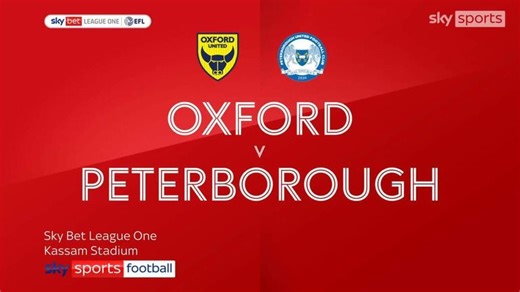 Oxford 5-0 Peterborough