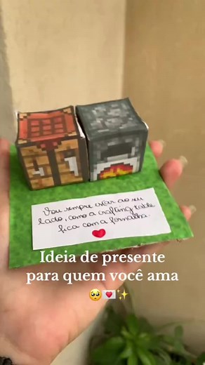 Ideias Criativas de Presentes Feitos à Mão no Minecraft
