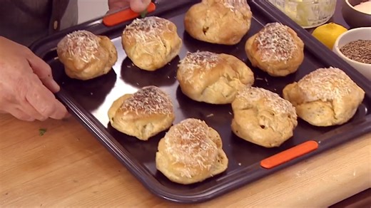 These light, cheesy choux buns are surprisingly easy to make