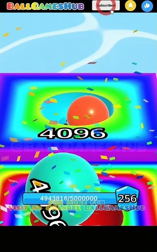 Never seen before- Ball Run 2048 #shorts