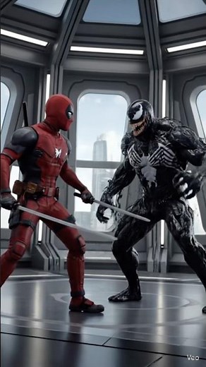 Deadpool Fights Venom! 2026! #ai #aivideo #animation