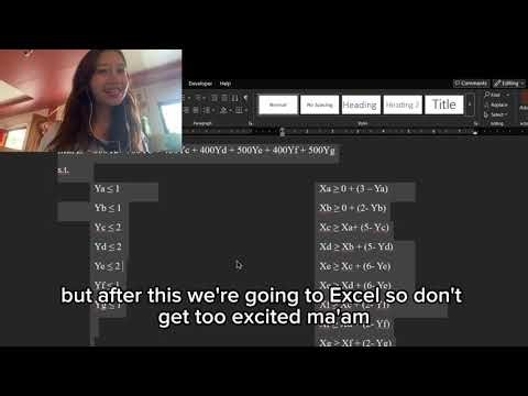 Video for Linear Programming for Crashing a Project | Grubb