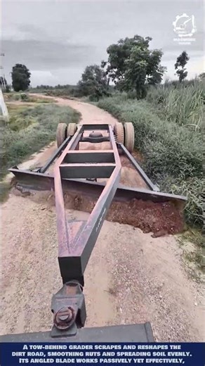 Tow Behind Road Grading Machine Innovation for Simple Road Maintenance