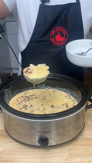 Crockpot Loaded Potato Chowder! 🤤 This one will warm the belly and soul folks, sure to be a new staple in your home this season. | Sean Alexander