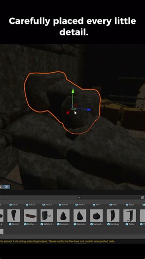 Placed tons of details. Player 5 seconds in: 🏃💨 #blender #blender3d #gamedev #unity3d #3drender