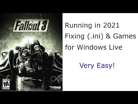 FO3 Running in 2021! .ini and G4WL/Disabler fix