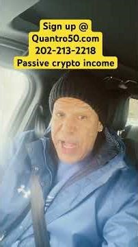 Quantro Network Passive Crypto Income | 1.8% Daily ROI Zoom call texit coin cryptex