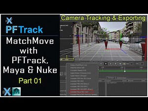 PFTrack Tutorial - Matchmoving With PFTrack,Maya & Nuke Part_01 [English] | PFTrack Camera Tracking
