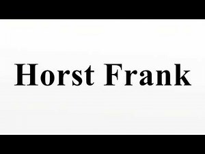 Horst Frank