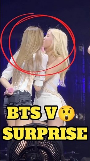 OMG BTS V SURPRISE 🫢#lisa #kpopedit #kpop #blackpink #bts #blink #jennie #v #straykids #shorts #yt