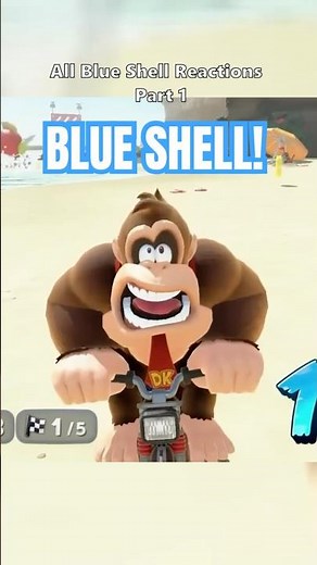 Mario Kart World: All Blue Shell Reactions - Part 1 (Nintendo Switch 2)