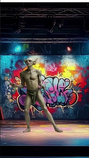 Gollum moonwalks into madness – Thriller dance like you've never seen!