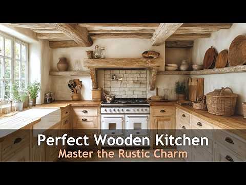 Want a Cozy, Rustic Wooden Kitchen? Here’s How to Achieve It!