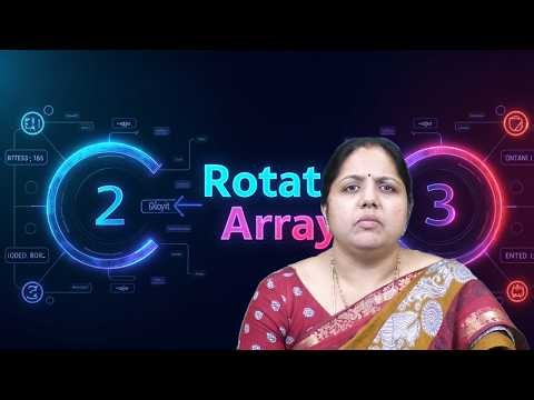 Rotate Array by Ms. K S Indrani