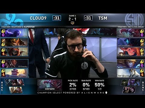 TSM vs C9 Game 4 - 2019 LCS Spring Split SemiFinals - Cloud 9 vs Team SoloMid