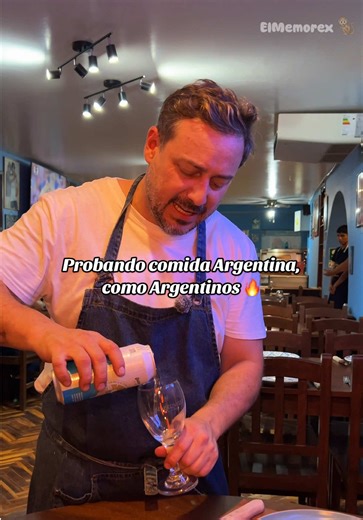 Disfrutando de la auténtica comida argentina en Chiclayo