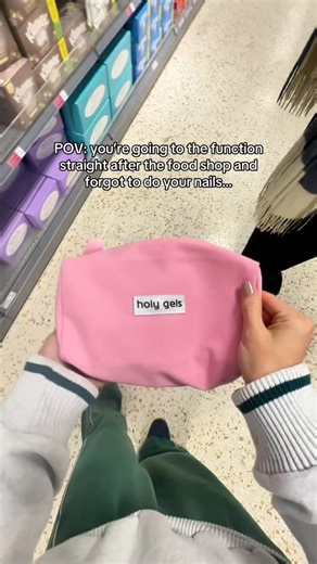 Day 100 of showing how easy it is to apply Holy Gels 😅💅 Forget to do your nails? With our gel nail strips you can get a salon quality manicure from ANYWHERE… even the shop! #holygels #nailsonthego #gelnailstrips #easynails | Holy Gels